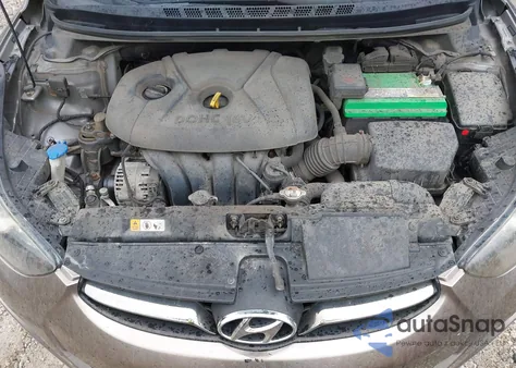 2013 Hyundai Elantra Limited из США, поврежденный, VIN 5NPDH4AEXDH415556